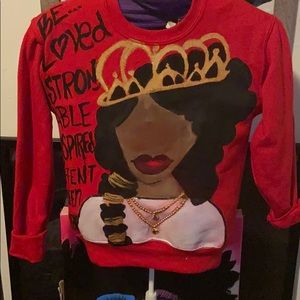 Custom hand painted inspire swt shirt